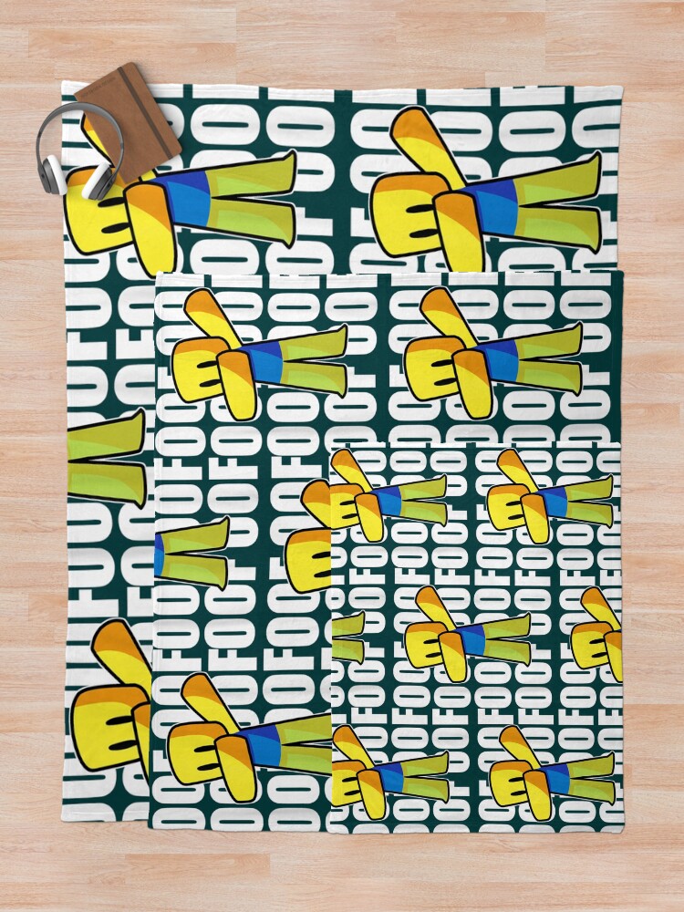 Dabbing die noob - Roblox Fleece Blanket