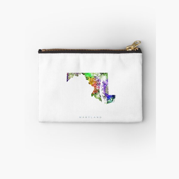 Item preview, Maryland Map Watercolor Painting designed and sold by InkistPrints.