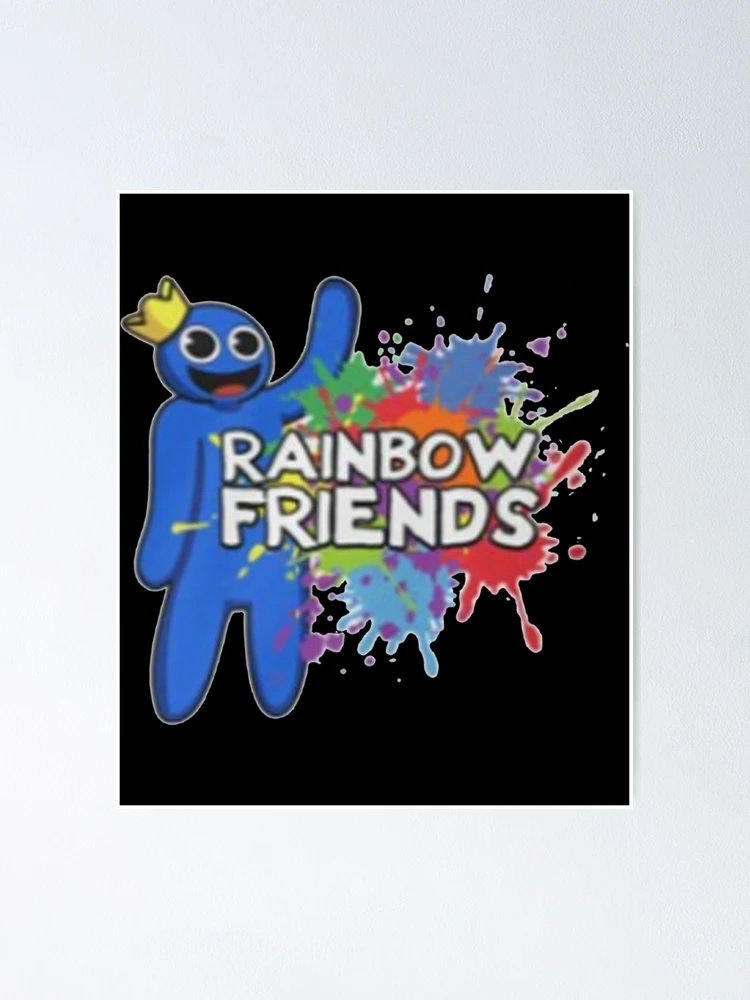 Rainbow Friends Paint Splatter Poster sold by Derisive Objective