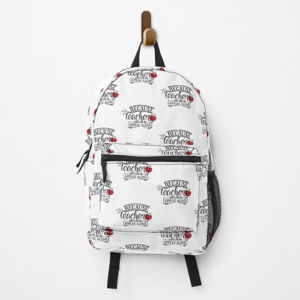 Item preview, Teaching Funny - Because Teachers Can't Live On Apples Alone, Teacher Pun designed and sold by RedArtsDesign.