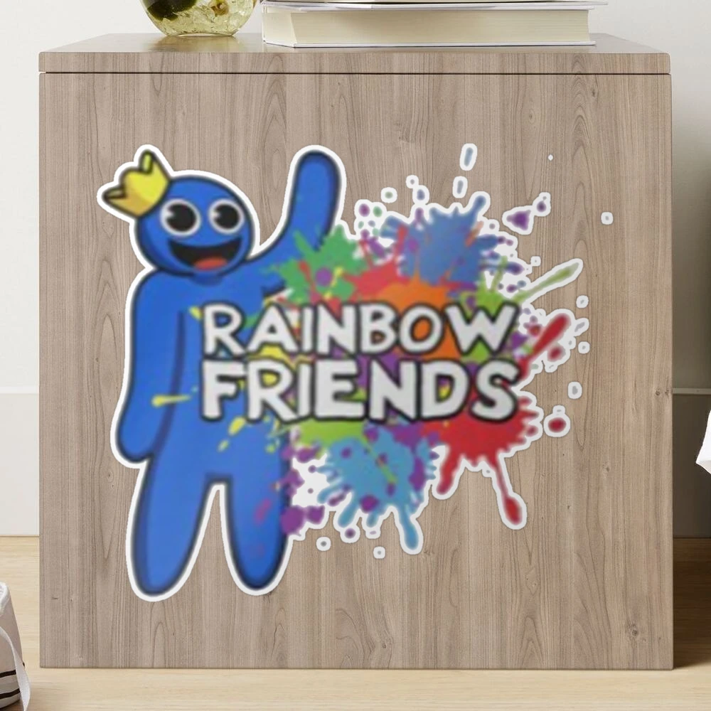 Rainbow Friends Paint Splatter Sticker for Sale by TheBullishRhino