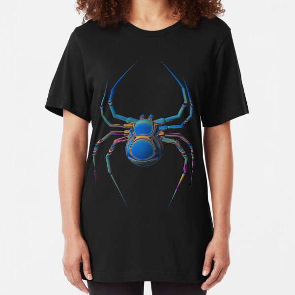Psychadelic Spider Slim Fit T-Shirt