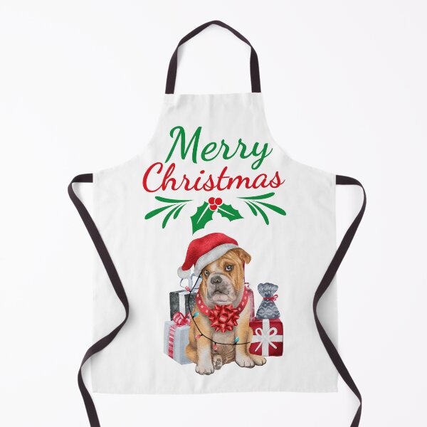 Item preview, A Festive Bulldog Design. Festive Dog. Christmas Dog. designed and sold by Doggymadness.
