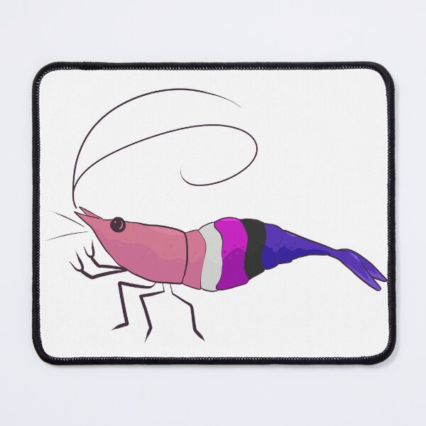Item preview, Genderfluid Pride Neocaridina Freshwater Shrimp designed and sold by SnowAfterFyre.