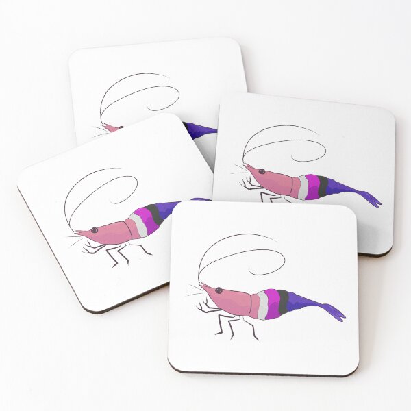 Item preview, Genderfluid Pride Neocaridina Freshwater Shrimp designed and sold by SnowAfterFyre.