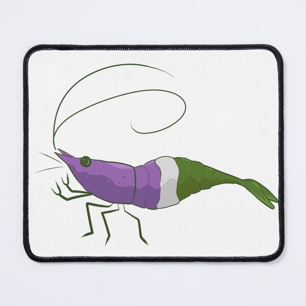 Item preview, GenderQueer Pride Neocaridina Freshwater Shrimp designed and sold by SnowAfterFyre.