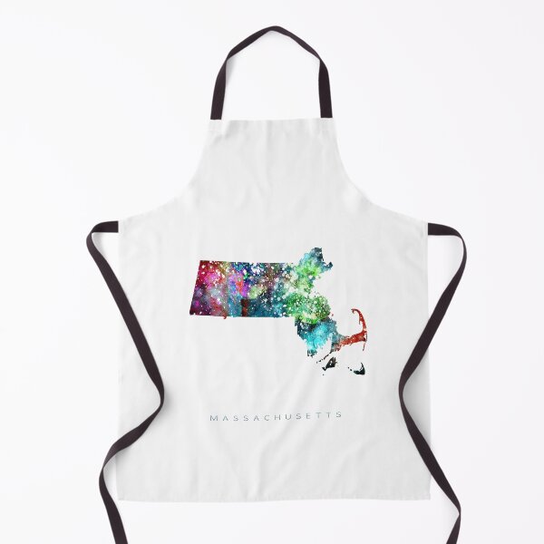 Item preview, Massachusetts Map Watercolor Painting designed and sold by InkistPrints.