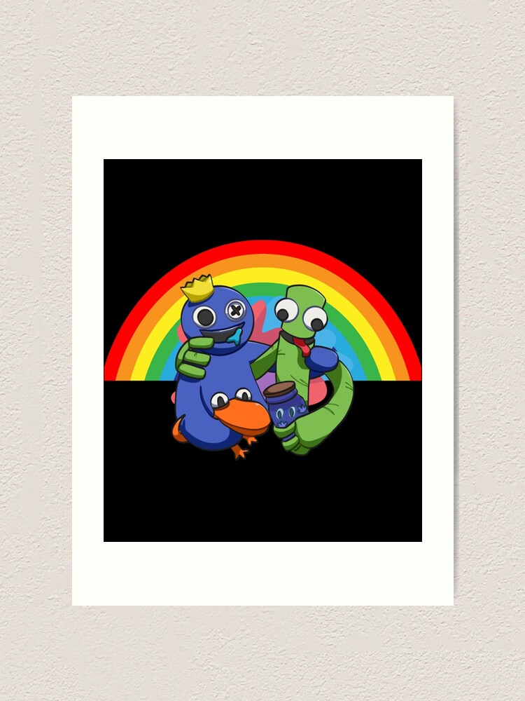 rainbow friends game  Art Print for Sale by zedekilesser45