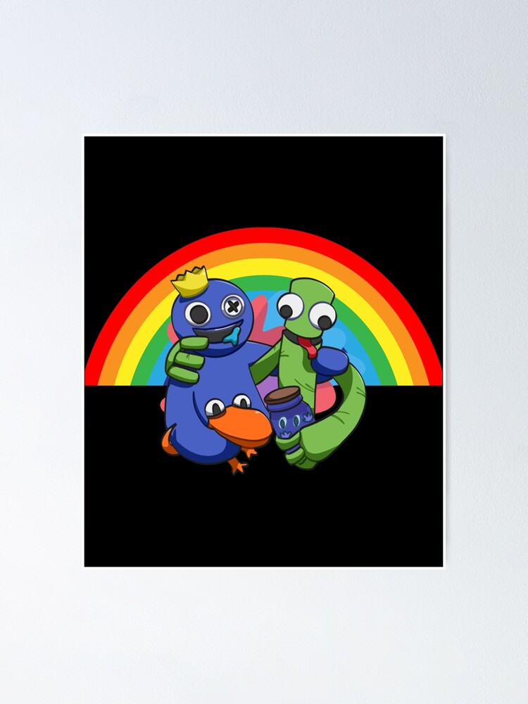 Blue Rainbow Friends Posters for Sale