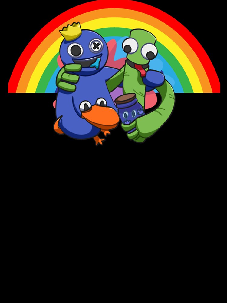 Kids Rainbow Friends Shirt Blue