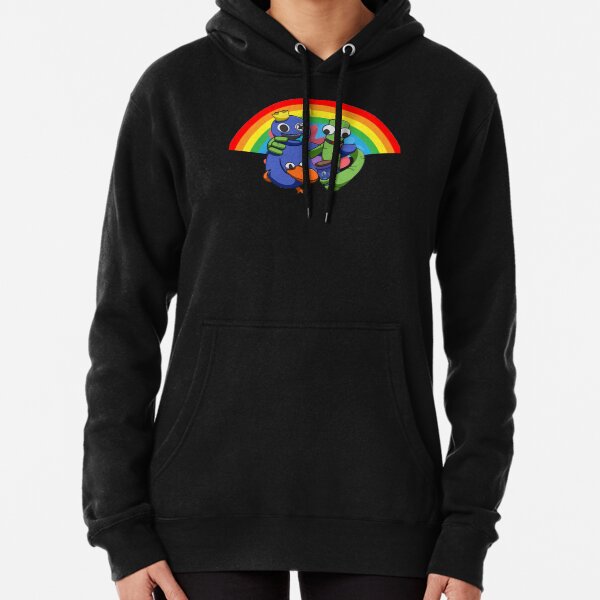 Trendy Roblox Rainbow Friends Printed Hoodie Red - PKAWAY