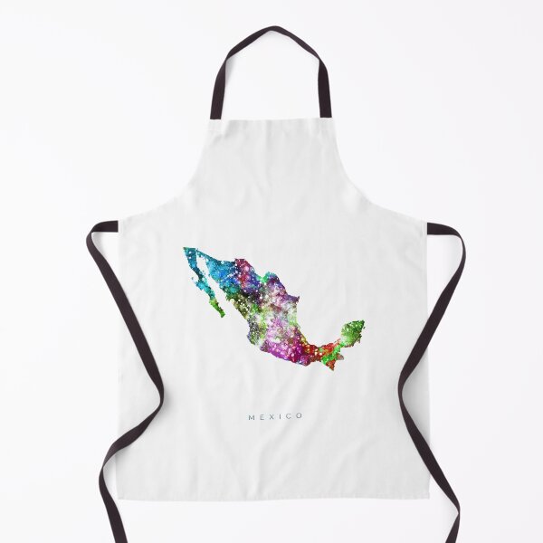 Item preview, Mexico Map Watercolor Painting designed and sold by InkistPrints.