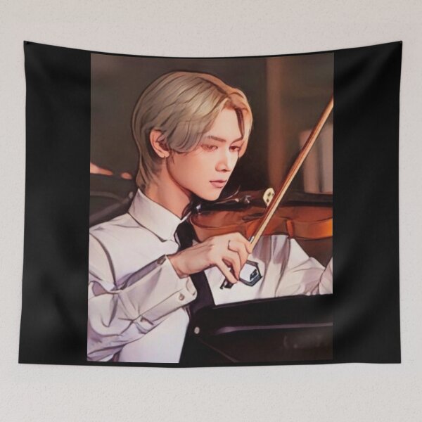 Item preview, Ateez Inception Diary Film Yeosang with Violin designed and sold by LiveKpop.