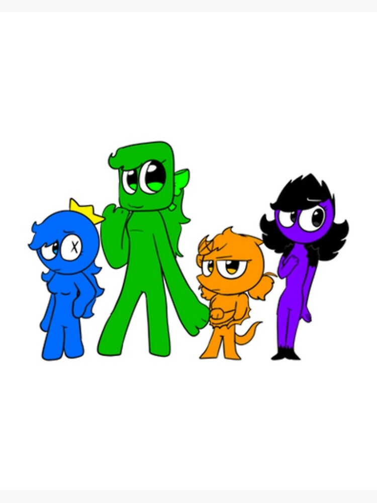 GREEN FACE Rainbow Friends, Blue Rainbow Friends.VIDEOGAME