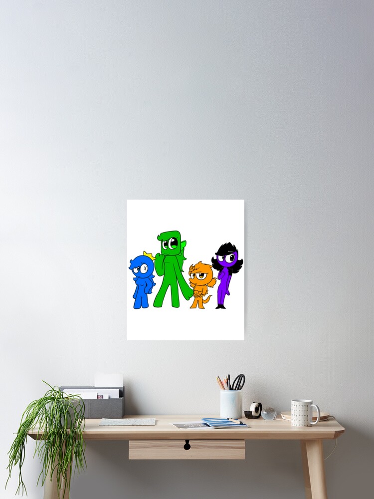 rainbow friends game  Sticker for Sale by rinjinsato