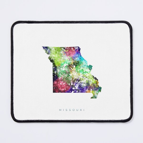 Item preview, Missouri Map Watercolor Painting designed and sold by InkistPrints.