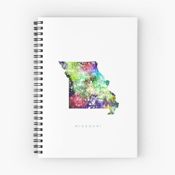 Item preview, Missouri Map Watercolor Painting designed and sold by InkistPrints.