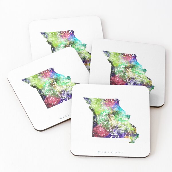 Item preview, Missouri Map Watercolor Painting designed and sold by InkistPrints.