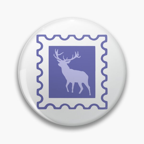 Item preview, Santa's Reindeer Post Stamp designed and sold by TasimaDesign.