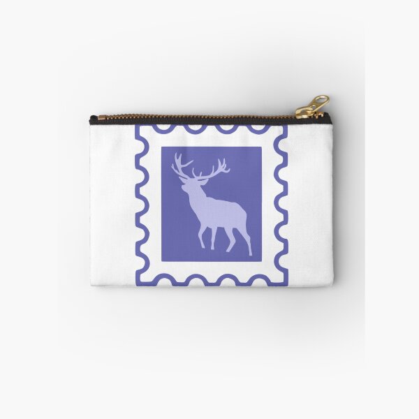 Item preview, Santa's Reindeer Post Stamp designed and sold by TasimaDesign.