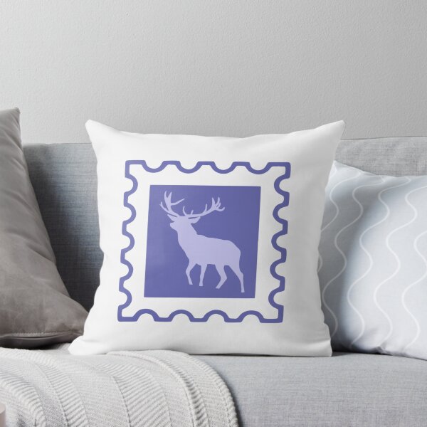 Item preview, Santa's Reindeer Post Stamp designed and sold by TasimaDesign.