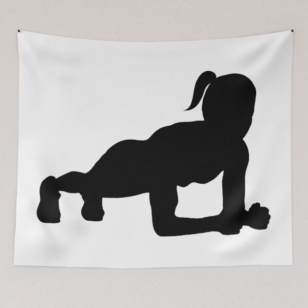 Item preview, Woman planking designed and sold by EdimGym.