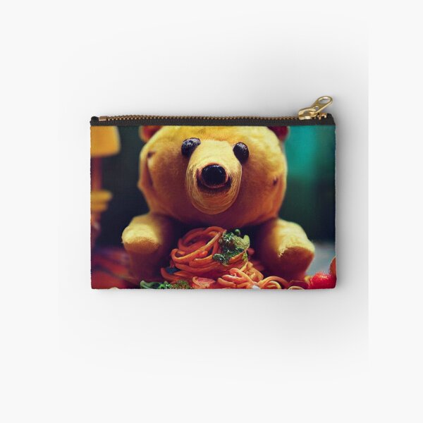 Item preview, Funny teddy bear at mealtime designed and sold by Juisevo.