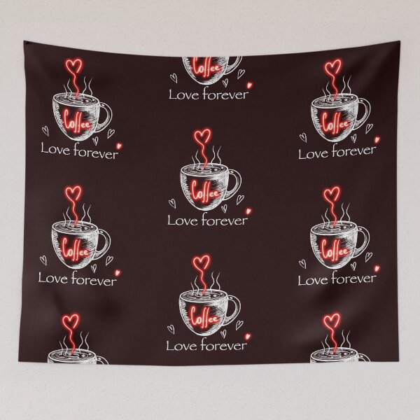 Item preview, Love coffee forever designed and sold by Arzu Abbas.