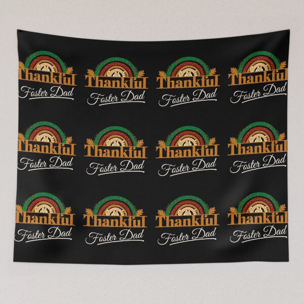 Item preview, One Thankful Foster Dad (Boho Rainbow 2) designed and sold by SimplyMe-Plus.