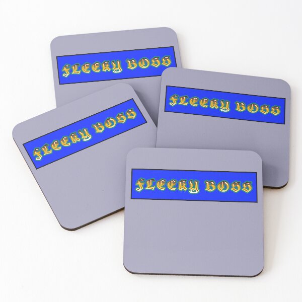 Item preview, Fleeky Boss blue version aesthetic text design by Code03 designed and sold by Code03.