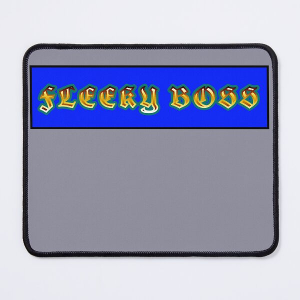 Item preview, Fleeky Boss blue version aesthetic text design by Code03 designed and sold by Code03.