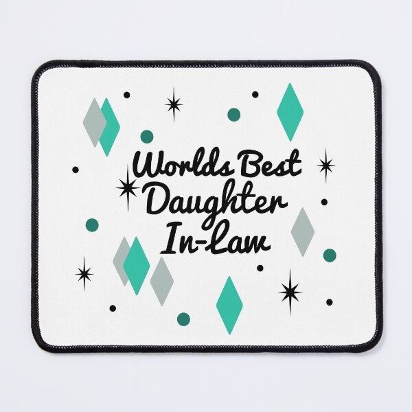Item preview, World’s Best Daughter-In-Law Midcentury designed and sold by thepixelgarden.