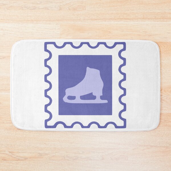 Item preview, Winter Accessories Ice Skate Post Stamp designed and sold by TasimaDesign.