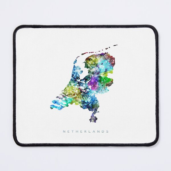 Item preview, Netherlands Map Watercolor Painting designed and sold by InkistPrints.