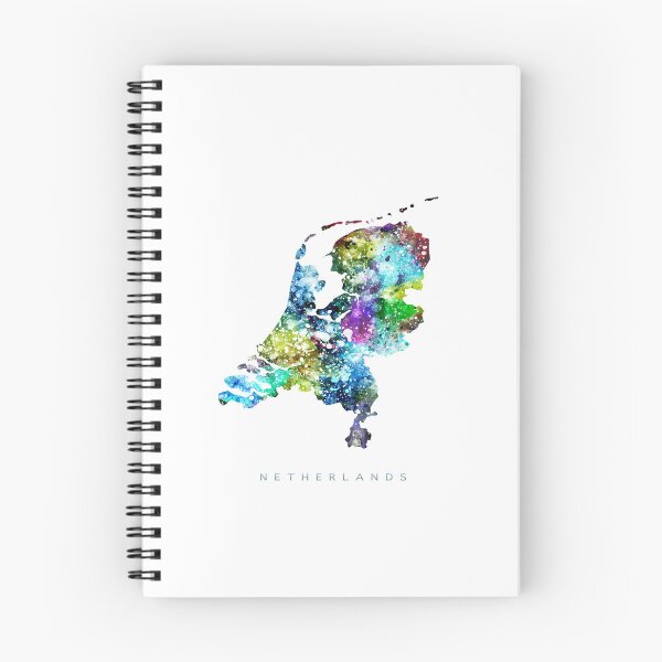 Item preview, Netherlands Map Watercolor Painting designed and sold by InkistPrints.