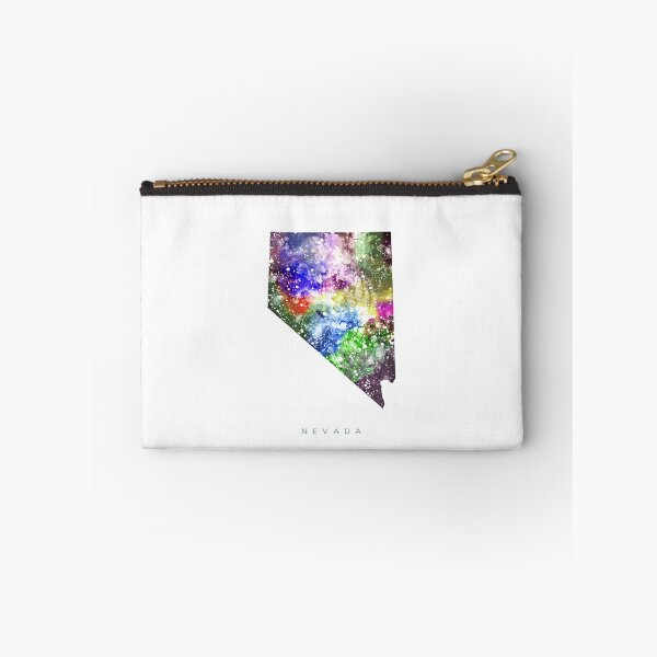 Item preview, Nevada Map Watercolor Painting designed and sold by InkistPrints.