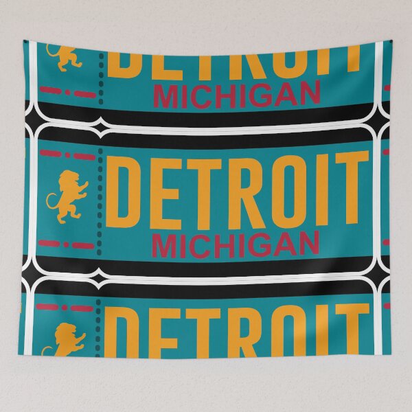 Item preview, Detroit Ticket Throwback designed and sold by JayJaxon.