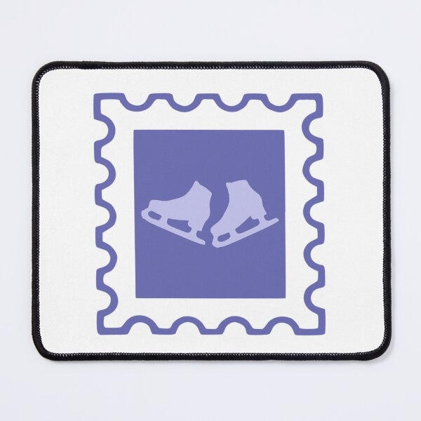 Item preview, Winter Accessories Ice Skates Post Stamp designed and sold by TasimaDesign.