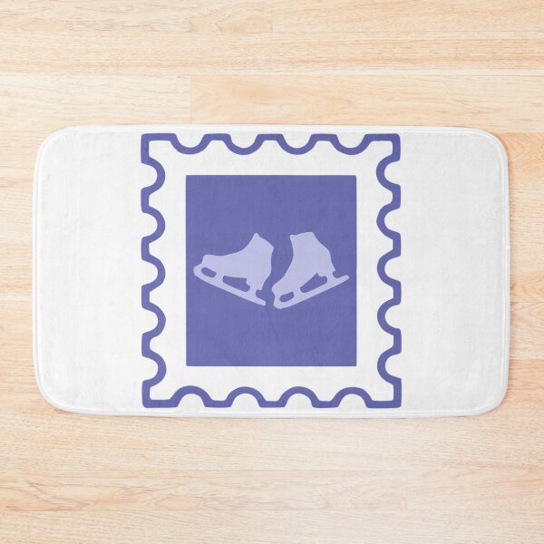 Item preview, Winter Accessories Ice Skates Post Stamp designed and sold by TasimaDesign.