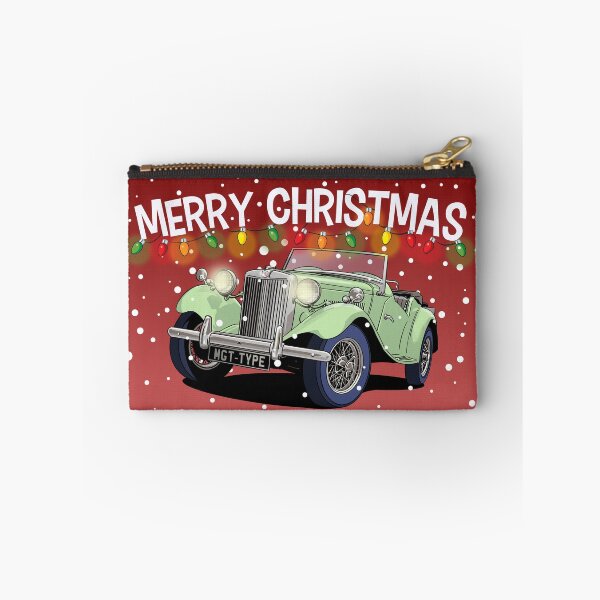 Item preview, Light Greem MG T Type Vintage Car Christmas Card designed and sold by Webazoot Industries - Car Art.
