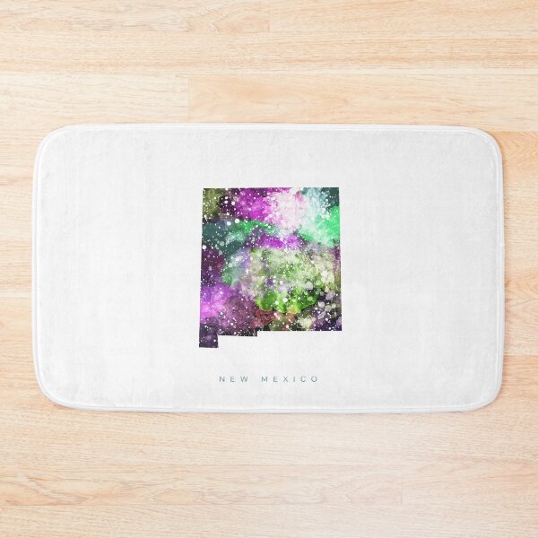 Item preview, New Mexico Map Watercolor Painting designed and sold by InkistPrints.