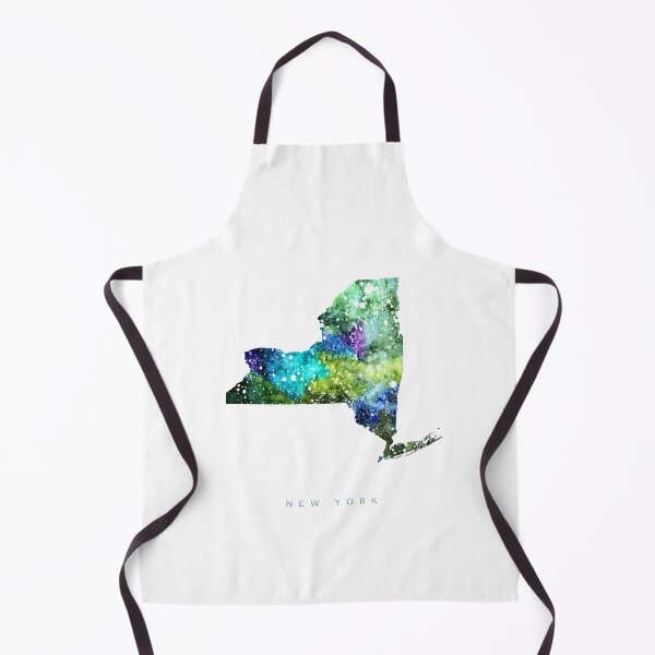 Item preview, New York Map Watercolor Painting designed and sold by InkistPrints.