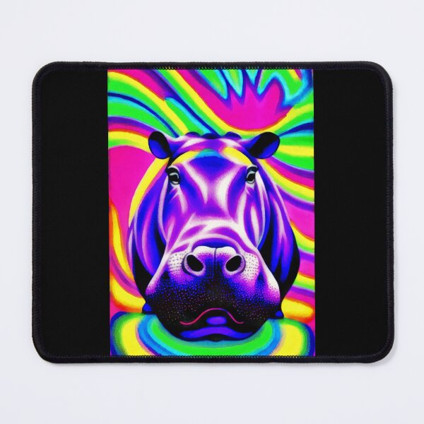 Item preview, hippo in color photo painting designed and sold by umfhn.