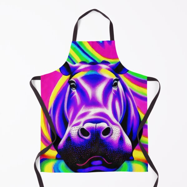 Item preview, hippo in color photo painting designed and sold by umfhn.