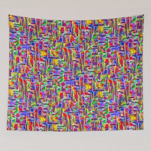 Item preview, "Subterranean City Carnival" abstract artwork  designed and sold by thalasson.
