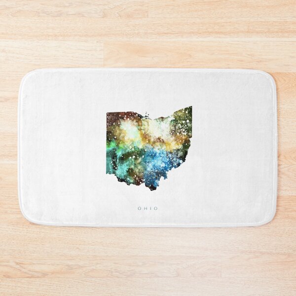 Item preview, Ohio Map Watercolor Painting designed and sold by InkistPrints.
