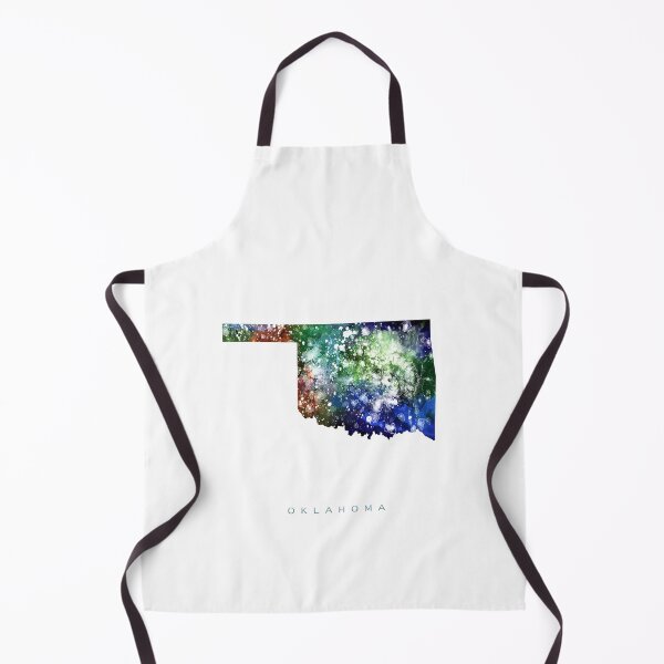 Item preview, Oklahoma Map Watercolor Painting designed and sold by InkistPrints.