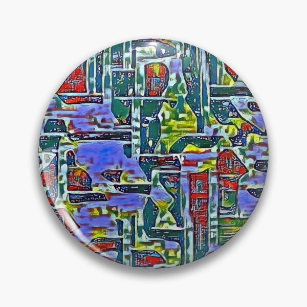 Item preview, "City in the Subterranean Nexus" abstract artwork  designed and sold by thalasson.