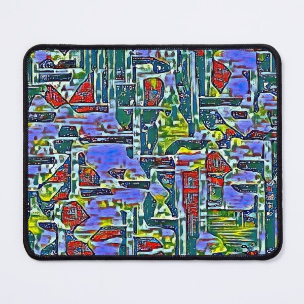 Item preview, "City in the Subterranean Nexus" abstract artwork designed and sold by thalasson.