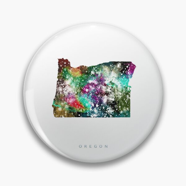 Item preview, Oregon Map Watercolor Painting designed and sold by InkistPrints.